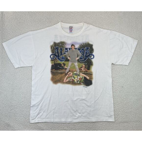 Vintage 1996 Alabama Dancin’ On The Boulevard TShirt XL Richard & Southern 90s - Picture 1 of 9
